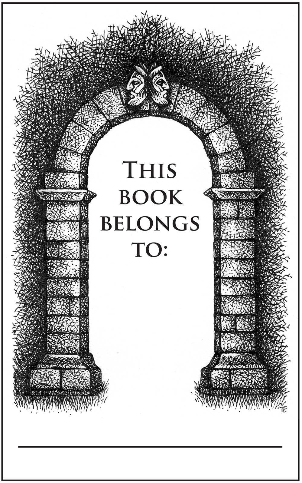 Janus Arch Bookplate